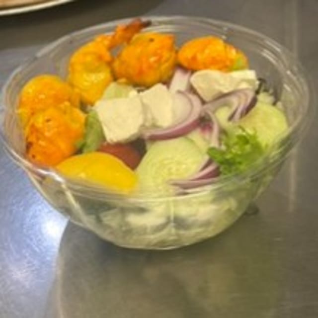 Chicken Kabob Salad Bowl.