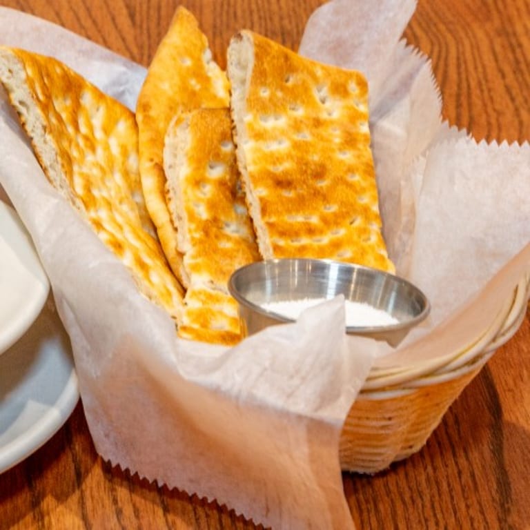 Savor our fresh pita bread