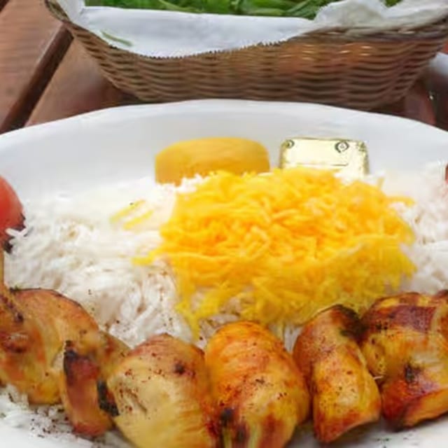 Chicken Thigh Kabob.