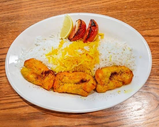 Chicken Barg Kabob (Tray of 10 Skewers).
